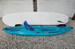 2 SUP`s and 1 single Kayak - With Lifejackets and paddles for 3 adults
